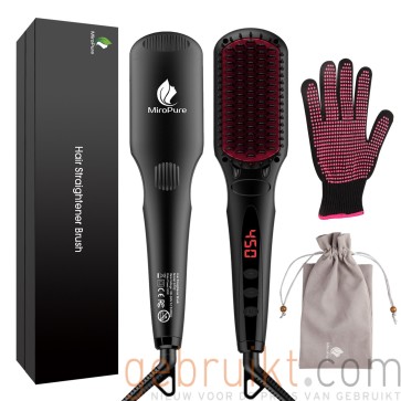  2-in-1-Straightener-Brush-Miropure-Straightening-Brush-Electronic-Heat-Brush 