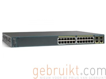 Cisco switch 24poort WS-C2960+24LC-L 