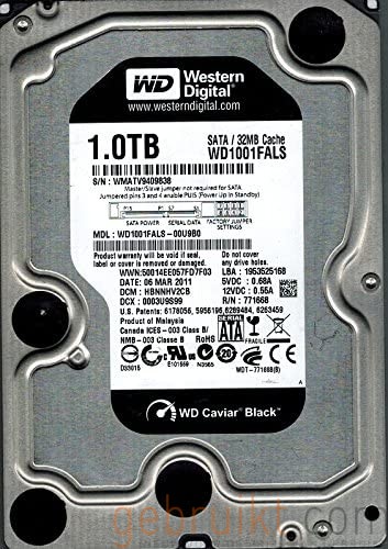 1TB   3,5  inch  sata  computer hardeschijf