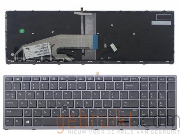 Keyboard for HP Zbook 15 G3 G4 Zbook 17 G3 G4 Backlit Pointer US 848311-001 PK131C31A00