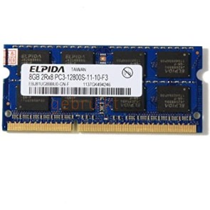 8GB SODIMM DDR3-1600 12800s elpida