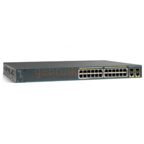 Cisco switch 24poort WS-C2960+24LC-L 