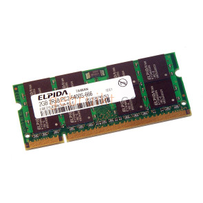 2GB SODIMM PC2-6400 DDR2-800MHz Elpida PN:EBE21UE8ACUA-8G-E