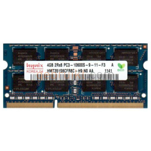 8GB ( 2x 4)4GB SODIMM DDR3-1333 10600s Hynix HMT351S6BFR8C-H9N0