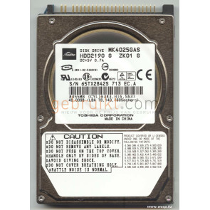 40GB IDE  2.5  inch hardeschijf