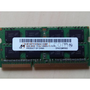 8GB ( 2x 4GB)SODIMM DDR3L-12800 1600mhz  Micron
